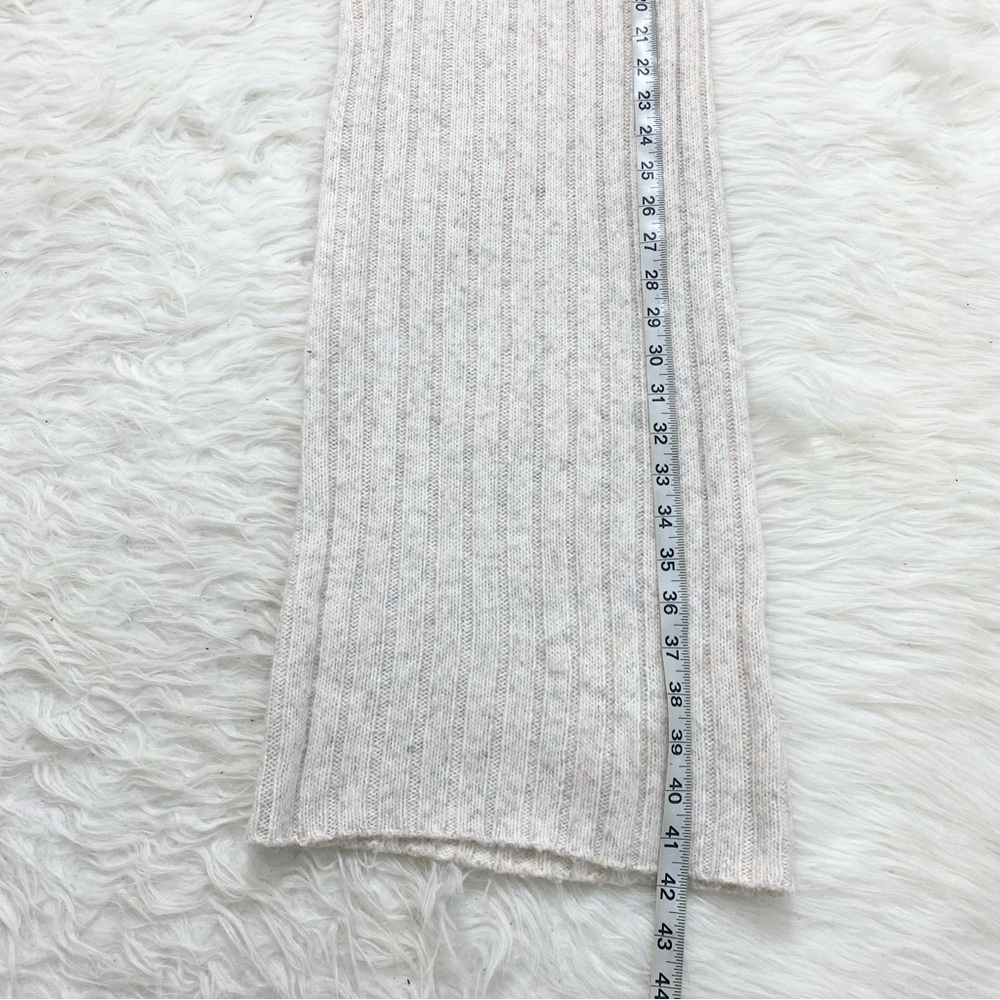 Cream ribbed knitted Sweater Dress Set - Picture 6 of 8